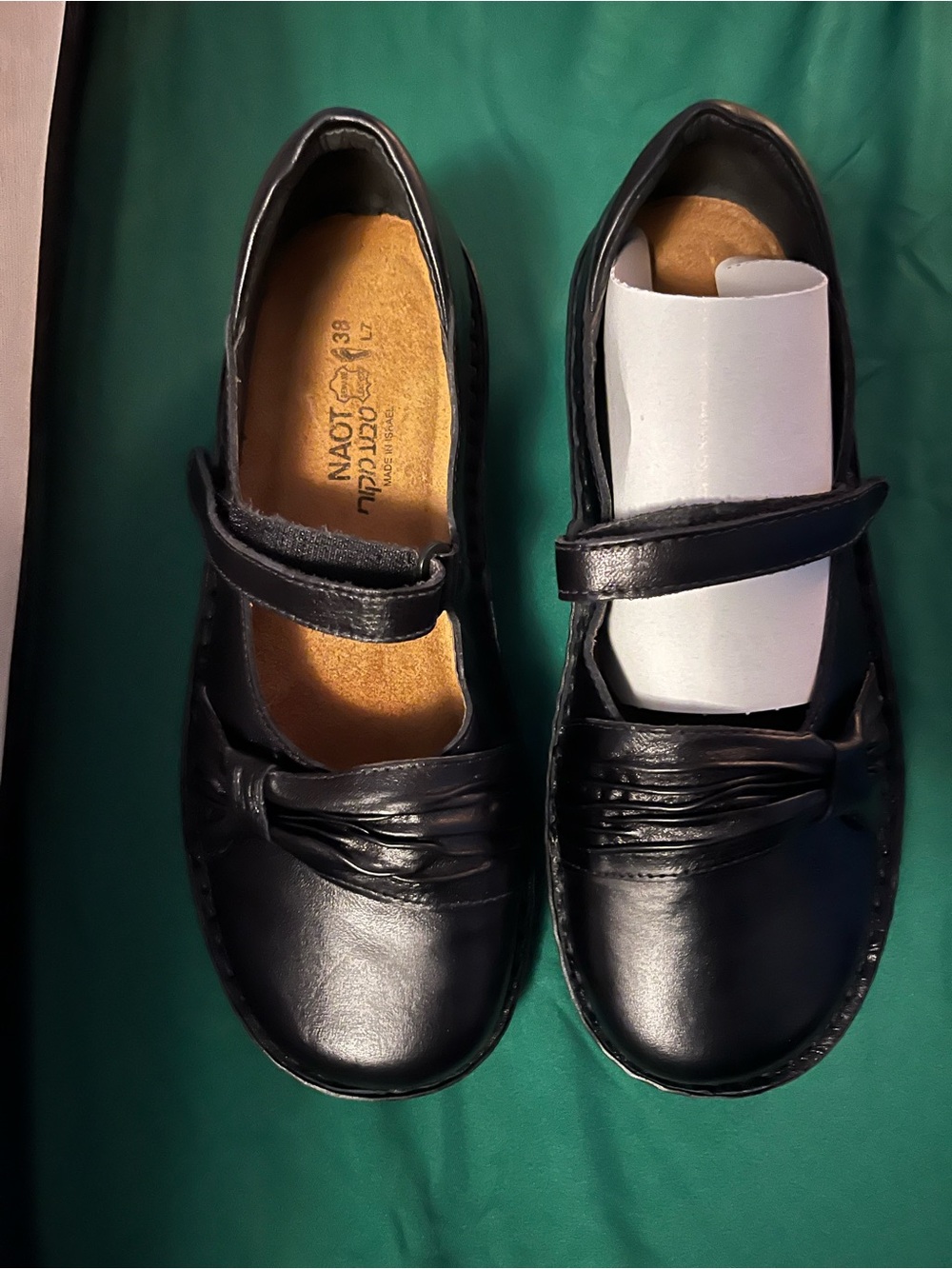 Naot Women’s Black Leather Mary Jane Shoes